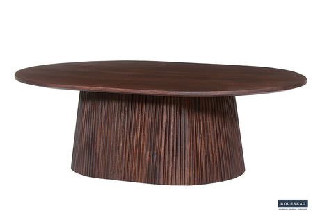 Table basse Miguel Bois de manguier Brun foncé - vue 2