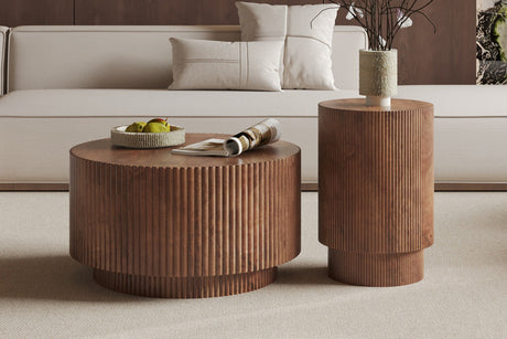 Table basse Victor Bois de manguier Brun clair - vue 2