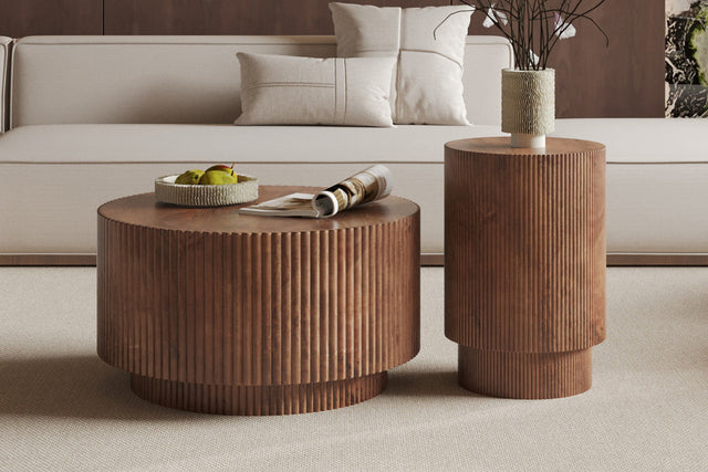 Table basse Victor Bois de manguier Brun clair - vue 2