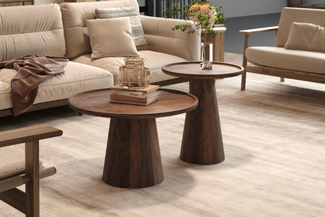 Table basse Jules Bois de manguier Brun clair - vue 2