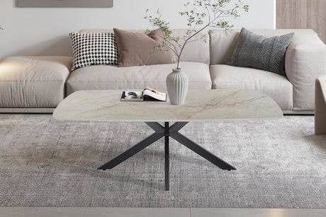 Table basse Apollo Pierre Brillant Shakespear Beige