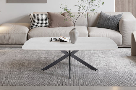 Table basse Apollo Pierre Baroque Gris