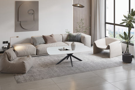 Table basse Apollo Pierre Baroque Gris - vue 2