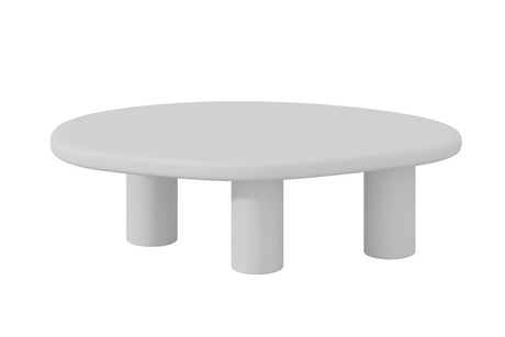 Table basse Tavira 120 cm Ciment Ecru - vue 2