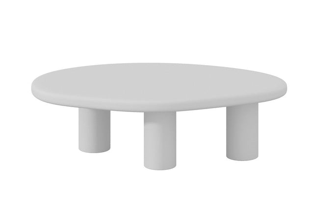Table basse Tavira 120 cm Ciment Ecru - vue 2