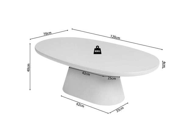 Table basse Tavira - dimensions