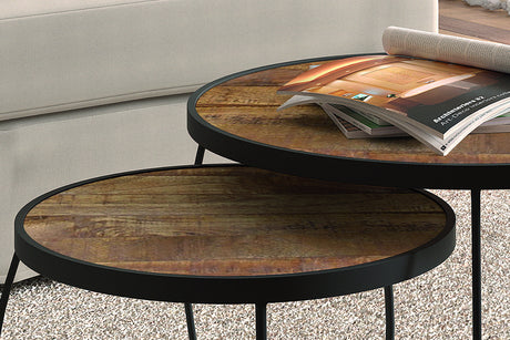 Table basse Lars Bois de Manguier - vue 2