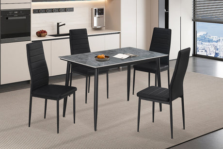 Table Kenzo 120 cm Rectangulaire Pierre Gris