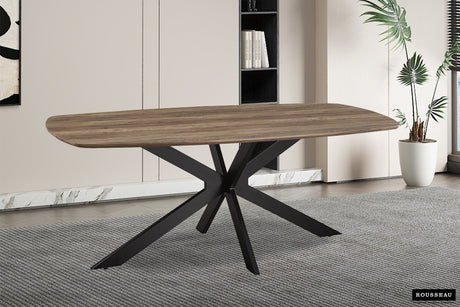 Table Aziz 200 cm Ovale Danoise Décor Mango