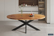 Table Alexa 200 cm Ovale Bois de Manguier