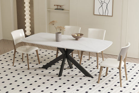 Table Apollo 180 cm Ovale Danoise Pierre Blanc