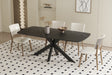 Table Apollo 180 cm Ovale Danoise Pierre Noir