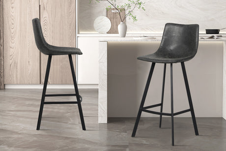 Tabouret de bar Ozan PU Noir
