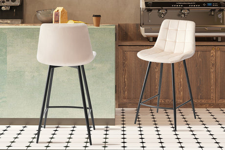 Chaise de comptoir Juta Velours Beige