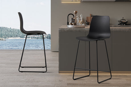 Chaise de comptoir Marie PP Noir