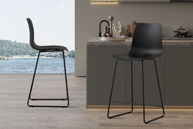 Chaise de comptoir Marie PP Noir