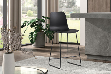 Chaise de comptoir Marie PP Noir - vue 2