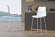 Chaise de comptoir Marie PP Blanc