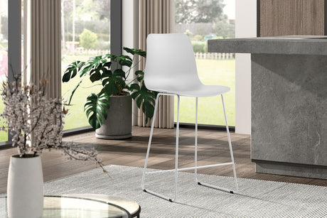 Chaise de comptoir Marie PP Blanc - vue 2