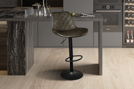 Tabouret de bar Madrid PU Ote Topper 05 Brun foncé - vue 2