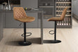 Tabouret de bar Madrid PU Ote Topper 02 Cognac