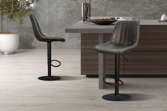 Tabouret de bar Barcelona PU Ote Topper 05 Brun foncé