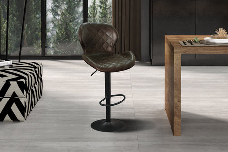 Tabouret de bar Malaga PU Ote Topper 05 Brun foncé - vue 2