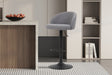Tabouret de bar Arda Bouclé Gris clair
