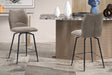 Chaise de comptoir Lara Tissu Ote Sea 173 Pivotant Sable