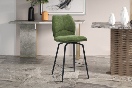 Chaise de comptoir Lara Tissu Ote Sea 360 Pivotant Vert - vue 2