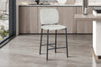 Chaise de comptoir Sophia Tissu Beige