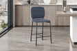 Chaise de comptoir Sophia Tissu Gris foncé