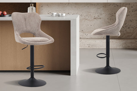 Chaise de bar Mori Tissu Ote Share 400 Poivre - vue 2