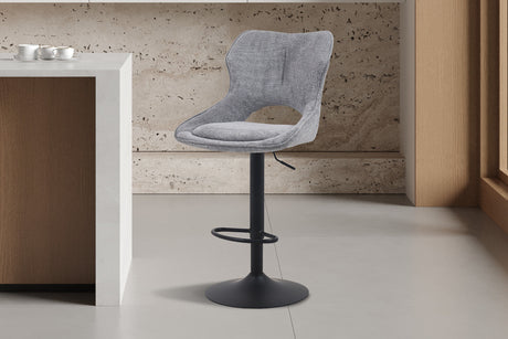 Chaise de bar Mori Tissu Ote Share 456 Gris foncé