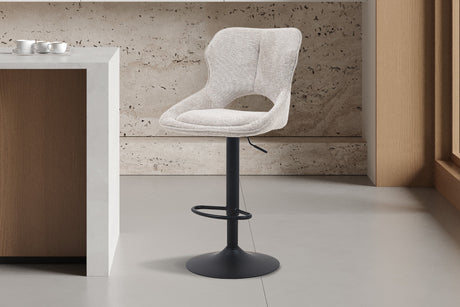 Chaise de bar Mori Tissu Ote Share 160 Gris clair