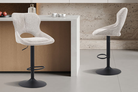Chaise de bar Mori Tissu Ote Share 160 Gris clair - vue 2