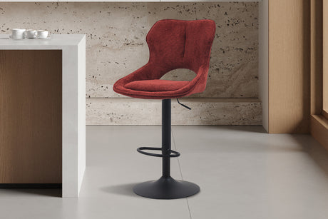 Chaise de bar Mori Tissu Ote Share 230 Rouge