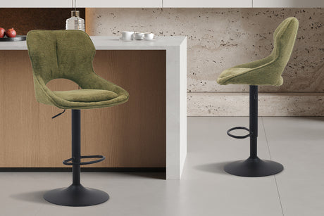 Chaise de bar Mori Tissu Ote Share 353 Vert - vue 2