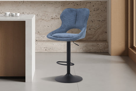Chaise de bar Mori Tissu Ote Share 315 Bleu