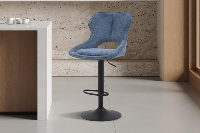 Chaise de bar Mori Tissu Ote Share 315 Bleu