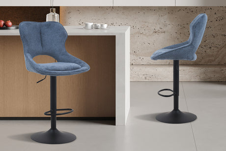 Chaise de bar Mori Tissu Ote Share 315 Bleu - vue 2