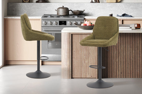 Chaise de bar Sabine Tissu Ote Sea 360 Pivotant Vert - vue 2