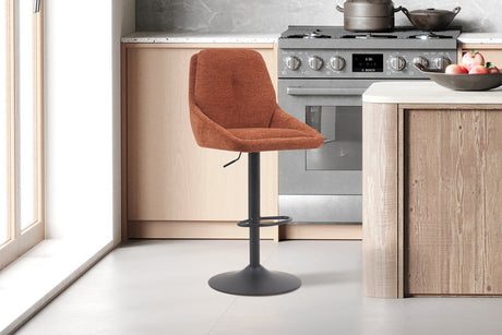 Chaise de bar Sabine Tissu Ote Sea 500 Pivotant Rouille