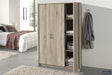 Armoire Ray 3 portes Sonoma