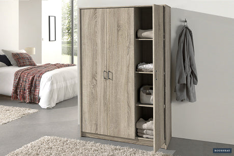 Armoire Ray 3 portes Sonoma