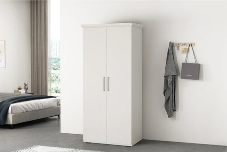 Armoire Mike 2 portes Blanc