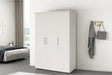 Armoire Mike 3 portes Blanc