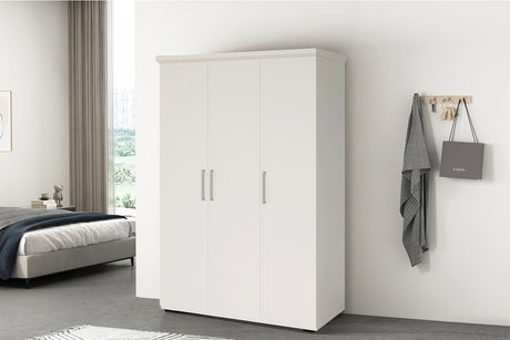 Armoire Mike 3 portes Blanc