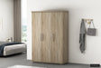 Armoire Mike 3 portes Sonoma
