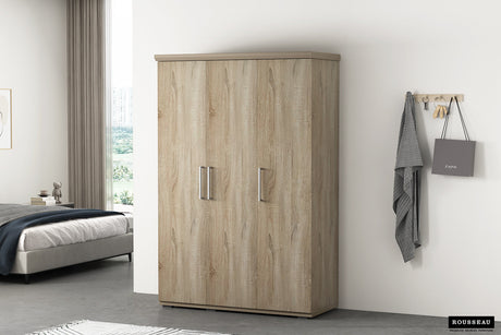 Armoire Mike 3 portes Sonoma